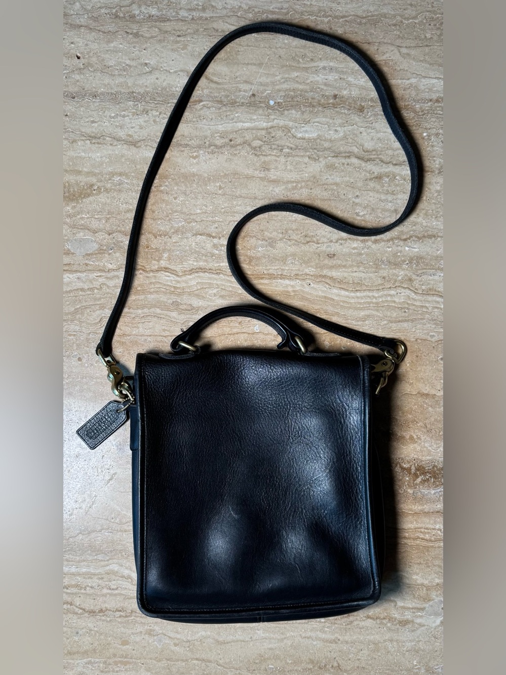 Coach - Vintage 5130 Station Bag Leather Crossbody Purse - Picture 2 of 9